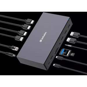 Produktbild für Dockingstation Verbatim USB-C Pro CDS-17, 32172