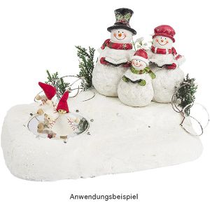 Produktbild für Weihnachtsfigur Ideen-mit-Herz 010726, Schneemannfamilie