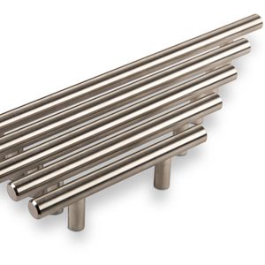 Produktbild für Möbelgriffe SO-TECH G6, silber, aus Edelstahl