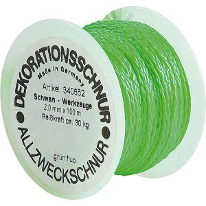 Maurerschnur Schwan 340752, grün fluoreszierend