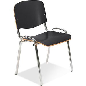 Produktbild für Besucherstuhl Nowy-Styl Iso Wood, stapelbar