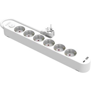 Steckdosenleiste Heitronic VO-501455, 1,4m Kabel