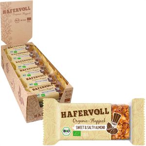 Müsliriegel Hafervoll Organic-Flapjack Sweet&Salty Almond, BIO