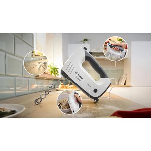 Produktbild für Handmixer Bosch ErgoMixx MFQ37470, weiß, 5 Geschwindigkeiten