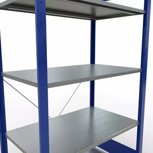 Produktbild für Schwerlastregal Schulte 12660-B, 5 Metallböden