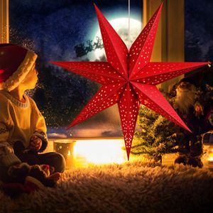 Produktbild für Weihnachtsstern CASARIA 108571, Papierstern rot