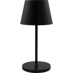 Tischlampe Rolf-Kern Club, schwarz, LED, warmweiß