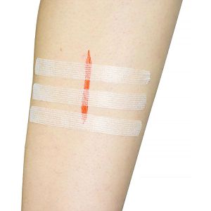 Produktbild für Wundnahtstreifen Teqler steril, 6 Streifen