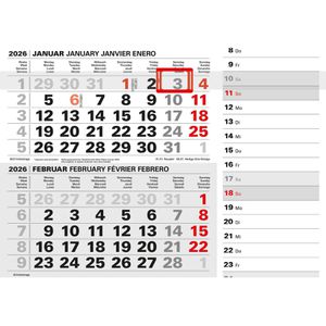 Produktbild für 4-Monatskalender Kalenderwerk Note 4 Kompakt, Ferienübersicht