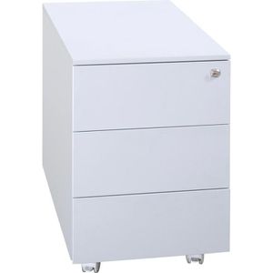 Rollcontainer G-Office EPS/PM3, Metall, lichtgrau