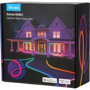 Produktbild für Lichtschlauch Govee Neon Rope Light, LED, weiß + farbig