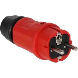 Produktbild für Schutzkontaktstecker Brennenstuhl Professional, rot