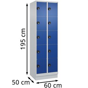Produktbild für Schließfachschrank CP-Möbel Classic Plus, blau