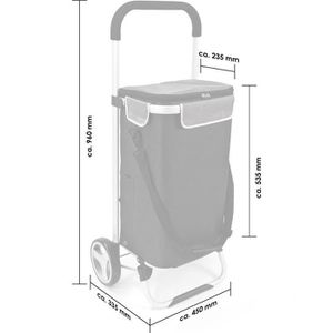 Produktbild für Einkaufstrolley Bremermann Brinkum, klappbar