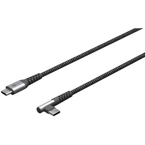 Produktbild für Ladekabel Goobay 64659, grau, 1m