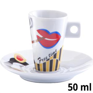 Produktbild für Espressotassen Zeller 26505 Faces