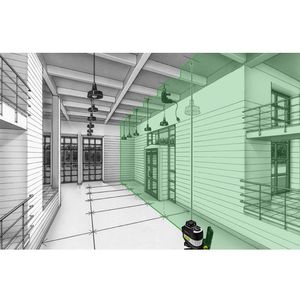Produktbild für Kreuzlinienlaser Laserliner 031.410L, MasterPlane Plus 3x360
