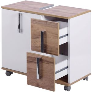 Produktbild für Waschbeckenunterschrank Schildmeyer Luca 135873, mit Rollen