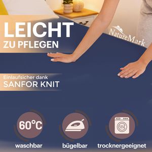 Produktbild für Spannbettlaken NatureMark Jersey, 90-100 x 200 cm