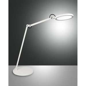 Produktbild für Schreibtischlampe Fabas-Luce Regina, weiß, LED, dimmbar