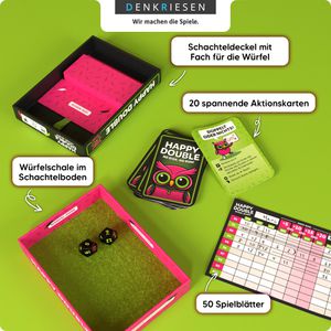 Produktbild für Würfelspiel Denkriesen HD5001, Happy Double - No Risk, No Run