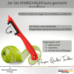 Produktbild für Sparschäler Schwertkrone MK90203, 2 Stück