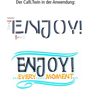 Produktbild für Kalligraphie-Stift Online Calli.Twin Fresh Edition, sortiert