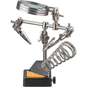 Produktbild für Löthilfe Goobay 76560, mit Lupe