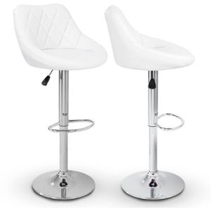 Produktbild für Barhocker Tresko BH-007, drehbar mit Lehne