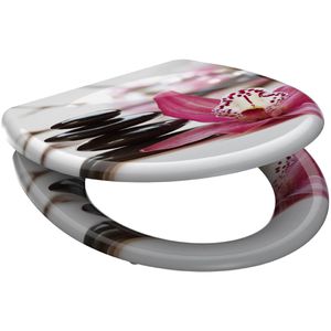 Produktbild für WC-Sitz Schütte Wellyness 82376, oval, aus Duroplast