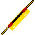 Heftstreifen HASenPfeil 1, 35 x 130mm, gelb für 500 Blatt, aus Kunststoff, 20 Stück
