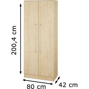 Produktbild für Aktenschrank Hammerbacher Solid 7100, aus Holz
