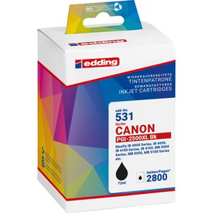 Produktbild für Tinte Edding EDD-531 für Canon PGI-2500XL BK