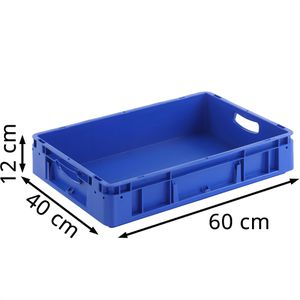 Produktbild für Eurobox Alpha-Paletten Silverline, blau, 20 Liter