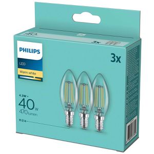 Produktbild für LED-Lampe Philips Filament, E14