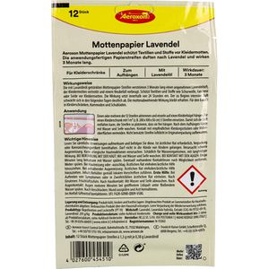 Produktbild für Mottenschutz Aeroxon Mottenpapier