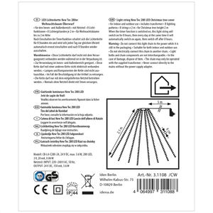 Produktbild für Lichterkette Idena NewTec, 280 LED, innen + außen