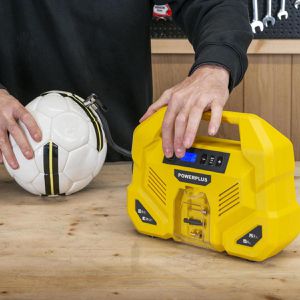 Produktbild für Kompressor POWERPLUS POWX1707, 73 dB(A), 120 W, 12V, 230 V