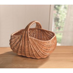 Produktbild für Einkaufskorb Frank-Flechtwaren 109083 Muschel, braun