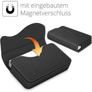 Produktbild für Visitenkartenetui Fintie Premium, schwarz