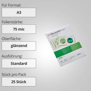 Produktbild für Laminierfolien GBC 3740486, DIN A3