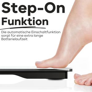 Produktbild für Personenwaage Proficare PC-PW 3122, schwarz