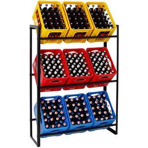 Produktbild für Getränkekistenregal PROREGAL Königssee XL, für 9 Kisten