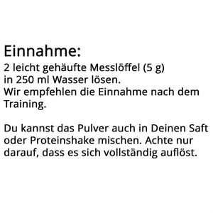 Produktbild für Aminosäuren gloryfeel L-Glutamin, Getränkepulver