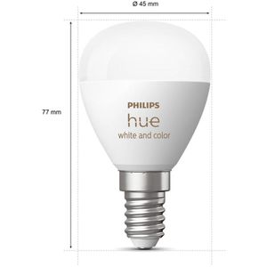 Produktbild für LED-Lampe Philips-Hue White Ambiance Bluetooth E14