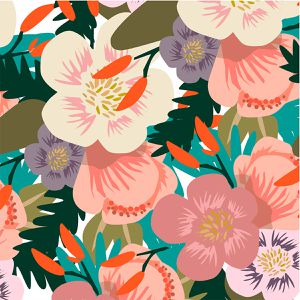 Produktbild für Transferfolie craftcut 40513 Ink Transfer-Sheet Flowers &amp; more
