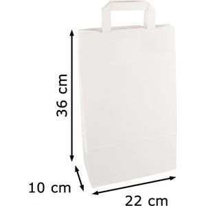 Produktbild für Papiertüten Papstar 86446, weiß