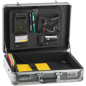 Produktbild für Aktenkoffer Alumaxx 45140 C-1 silber / schwarz, mit Laptopfach