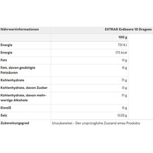 Produktbild für Kaugummis Extra Erdbeere