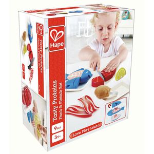 Produktbild für Kinderküchen-Zubehör Hape Fisch &amp; Fleisch Set